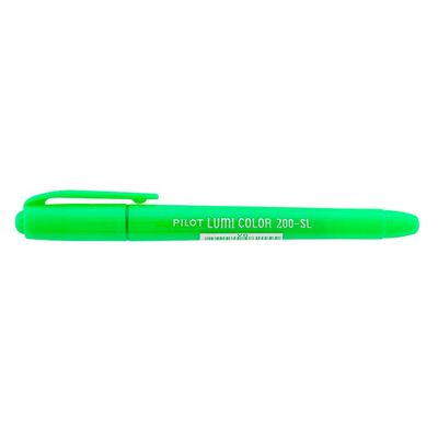 Pincel-Marca-Texto-Verde-Lumicolor-200SL