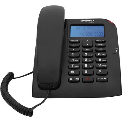 Telefone-CFio-Identificador-Vica-Voz-Preto-TC60-Intelbras