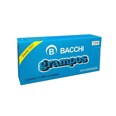 Grampo-Galvanizado-2308-Caixa5000-Bacchi-50-Folhas