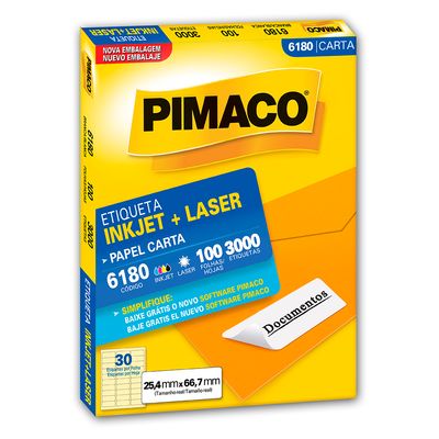 Etiqueta-Pimaco-6180-Carta-Com-100-Folhas