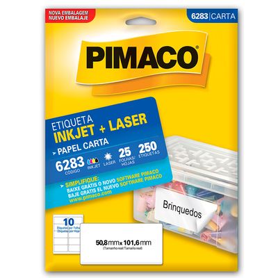 Etiqueta-Pimaco-6283-Cartela-Com-25-Folhas