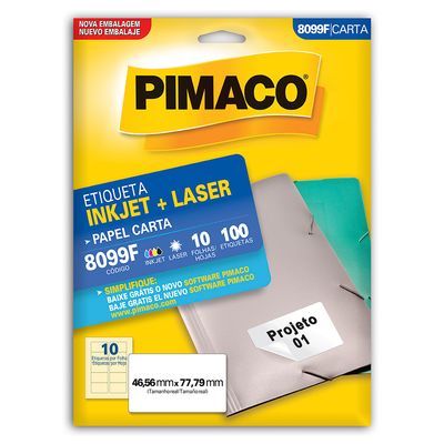Etiqueta-Pimaco-8099F-Para-Video-Com-10-Folhas