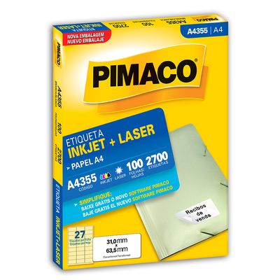 Etiqueta-Pimaco-A4355-Com-100-Folhas-2700-Unidades