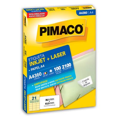Etiqueta-Pimaco-A4360-Com-100-Folhas-2100-Unidades